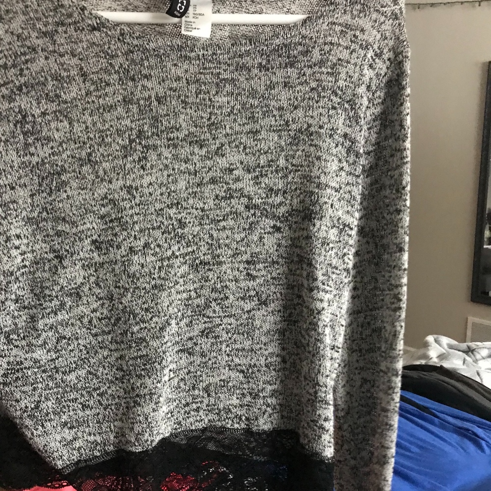 H&M divided sweater